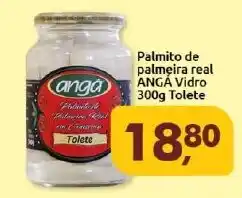 Supermercados Nori Palmito de palmeira real ANGA Vidro Tolete oferta