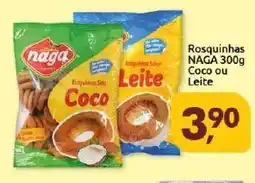 Supermercados Nori Rosquinhas NAGA Coco ou Leite oferta