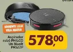 Supermercados Nori Aspirador robô PHILCO Un Bivolt PAS22P oferta