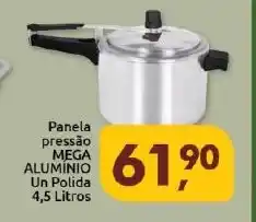 Supermercados Nori Panela pressão MEGA ALUMINIO Un Polida oferta