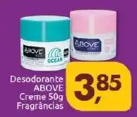 Supermercados Nori Desodorante ABOVE Creme Fragrâncias oferta
