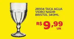 Lider Atacadista 28934 taca agua vidro nadir bristol oferta