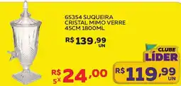 65354 suqueira cristal mimo verre 45cm