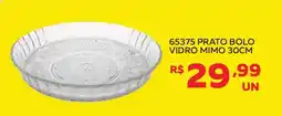 Lider Atacadista 65375 prato bolo vidro mimo 30cm oferta