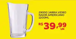 Lider Atacadista 29000 jarra vidro nadir americano oferta