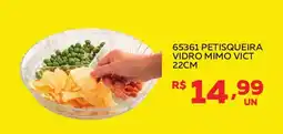 Lider Atacadista 65361 petisqueira vidro mimo vict 22cm oferta