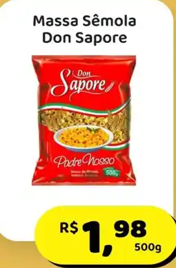 Mineirão Atacarejo Massa Sêmola Don Sapore oferta