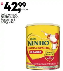 Frangolândia Leite em pó Nestlé Ninho Fases 1 a 3 lata oferta