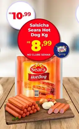 Semar Supermercado Salsicha Seara Hot Dog oferta