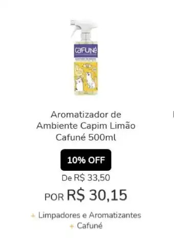 Cobasi Aromatizador de Ambiente Capim Limao Cafune 500ml oferta