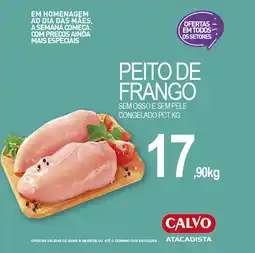 Calvo Atacadista Peito de frango oferta