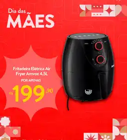 Le Biscuit Fritadeira Elétrica Air Fryer Amvox oferta