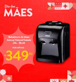 Le Biscuit Bebedouro de Mesa Amvox Natural/Gelada Bivolt oferta