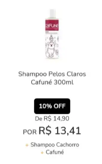 Shampoo Pelos Claros Cafune 300ml