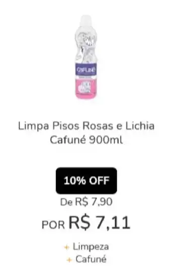 Limpa Pisos Rosas e Lichia Cafune 900ml