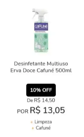 Cobasi Desinfetante Multiuso Erva Doce Cafune 500ml oferta