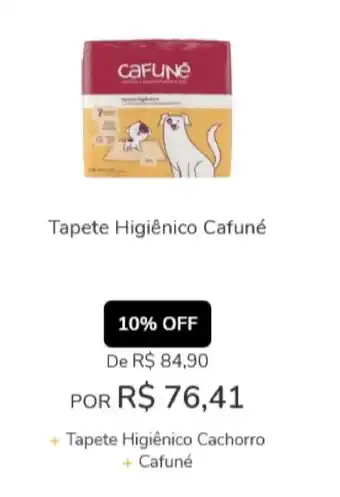 Tapete Higienico Cafune