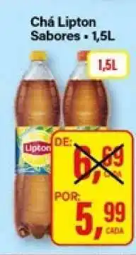 Rede Supermarket Chá Lipton Sabores oferta