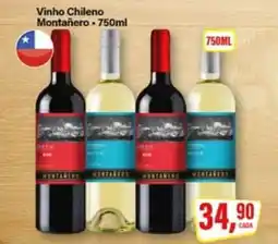 Rede Supermarket Vinho Chileno Montañero 750ml oferta