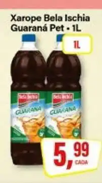 Rede Supermarket Xarope Bela Ischia Guaraná Pet oferta