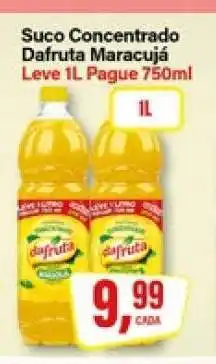 Rede Supermarket Suco Concentrado Dafruta Maracujá oferta
