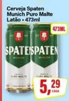 Rede Supermarket Cerveja Spaten Munich Puro Malte oferta