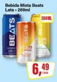 Rede Supermarket Bebida mista Beats lata 269ml oferta