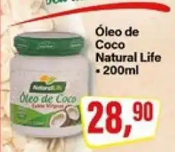 Rede Supermarket Óleo de Coco Natural Life - 200ml oferta
