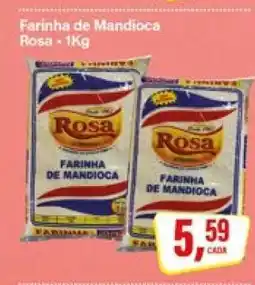 Rede Supermarket Farinha de Mandioca Rosa oferta