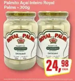 Rede Supermarket Palmito Açaí Inteiro Royal Palms oferta