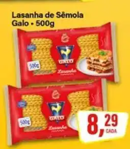 Rede Supermarket Lasanha de Sêmola Galo - 500g oferta