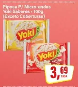 Rede Supermarket Pipoca P/ Micro-ondas Yoki Sabores oferta