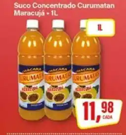 Rede Supermarket Suco Concentrado Curumatan Maracujá oferta