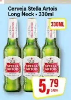 Rede Supermarket Cerveja Stella Artois Long Neck oferta