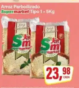 Arroz Parboilizado Supermarket Tipo 1 - 5Kg