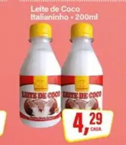 Rede Supermarket Leite de Coco Italianinho oferta