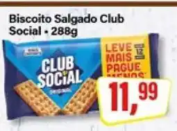 Rede Supermarket Biscoito Salgado Club Social oferta