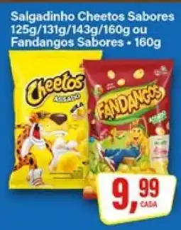 Rede Supermarket Salgadinho Cheetos Sabores ou Fandangos Sabores oferta
