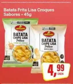 Rede Supermarket Batata Frita Lisa Croques Sabores - 45g oferta