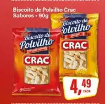 Rede Supermarket Biscoito de Polvilho Crac Sabores oferta