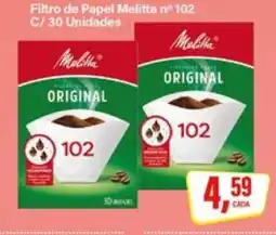 Rede Supermarket Filtro de Papel Melitta nº102 oferta