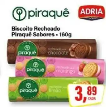 Rede Supermarket Biscoito Recheado Piraquê Sabores oferta