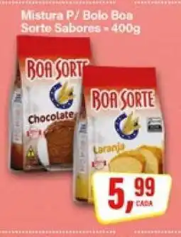 Rede Supermarket Mistura P/ Bolo Boa Sorte Sabores - 400g oferta