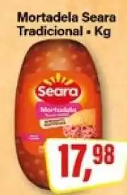 Rede Supermarket Mortadela Seara Tradicional oferta