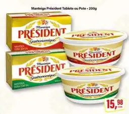 Rede Supermarket Manteiga Président Tablete ou Pote oferta