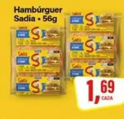 Rede Supermarket Hambúrguer Sadia - 56g oferta