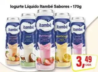 Rede Supermarket Iogurte Líquido Itambé Sabores oferta