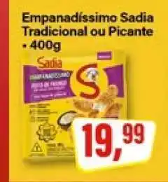 Rede Supermarket Empanadíssimo Sadia Tradicional ou Picante - 400g oferta