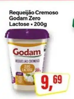 Rede Supermarket Requeijão Cremoso Godam Zero Lactose oferta