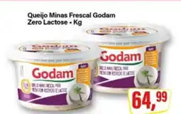 Rede Supermarket Queijo Minas Frescal Godam Zero Lactose oferta